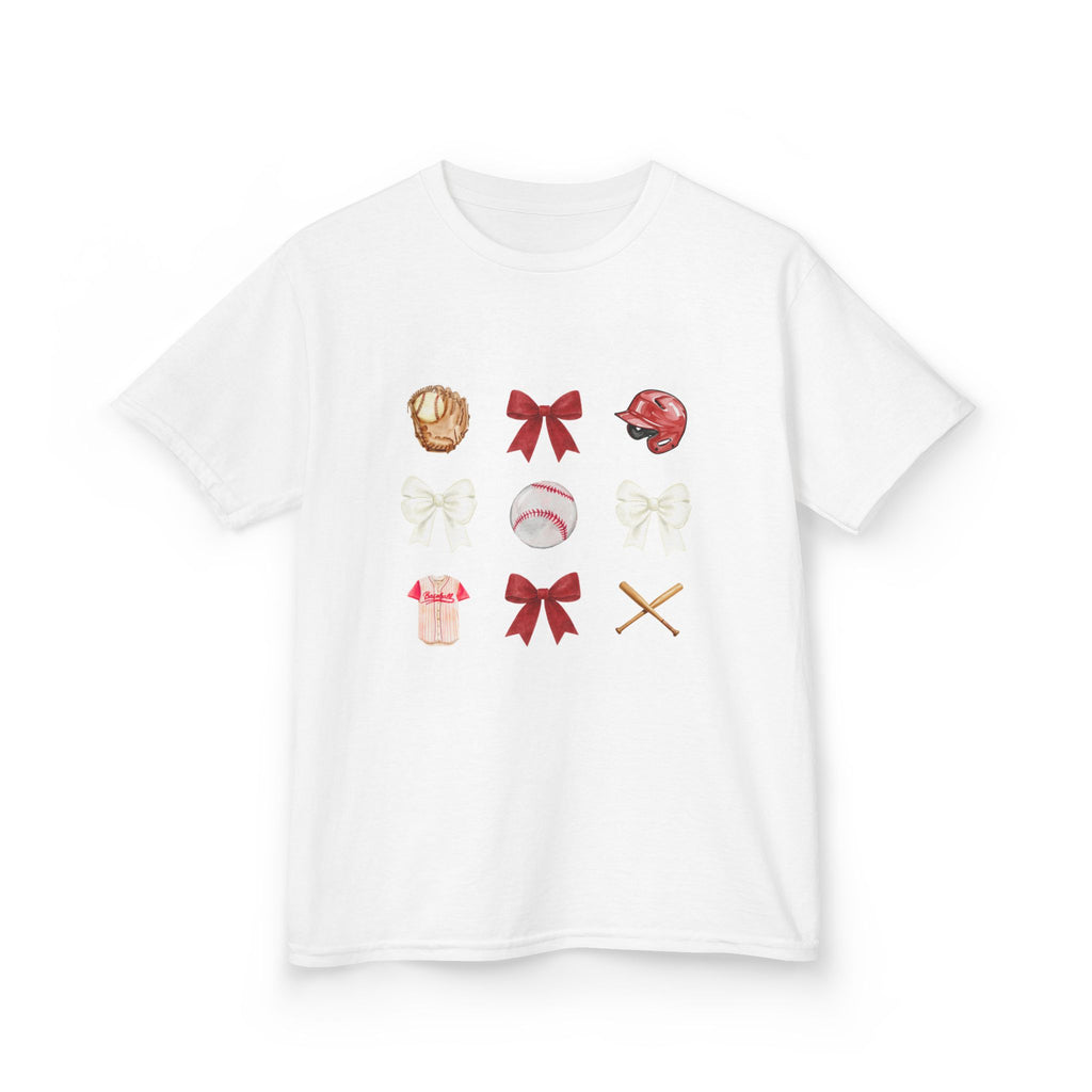 Youth Girls Baseball Bow