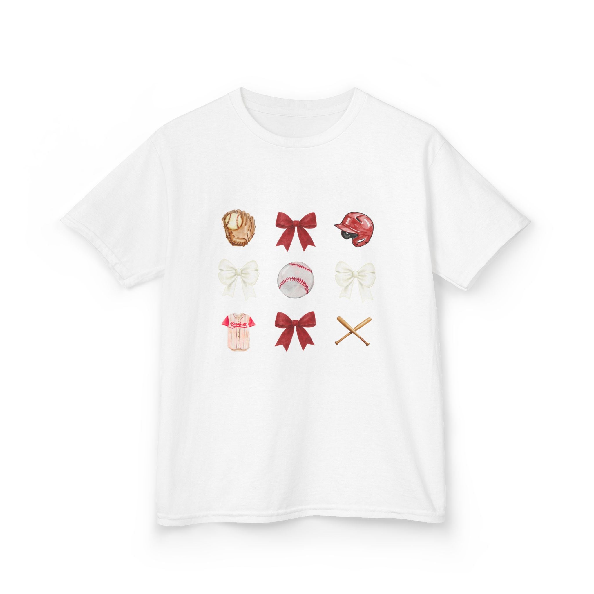 Youth Girls Baseball Bow