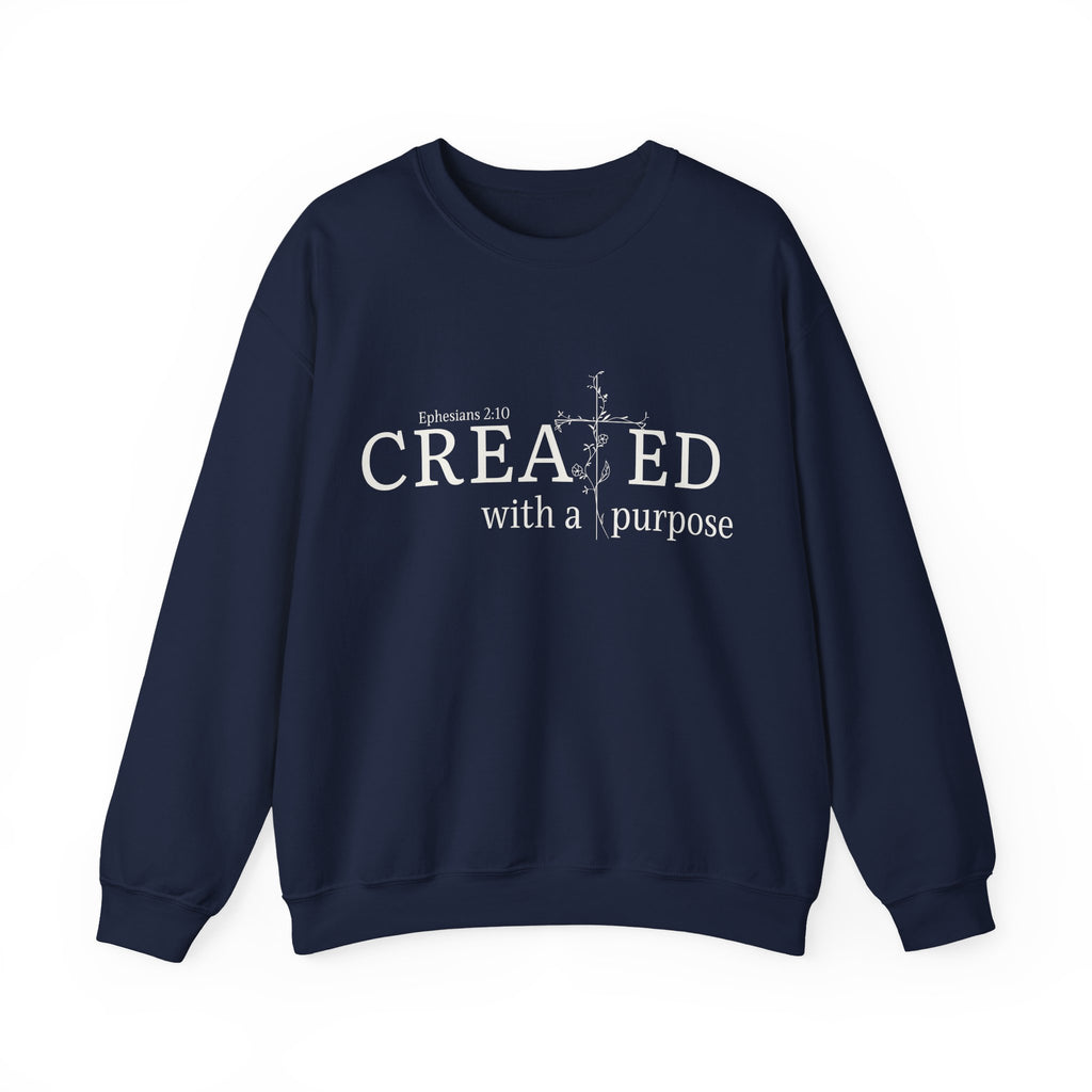Created With A Purpose Crewneck Sweatshirt