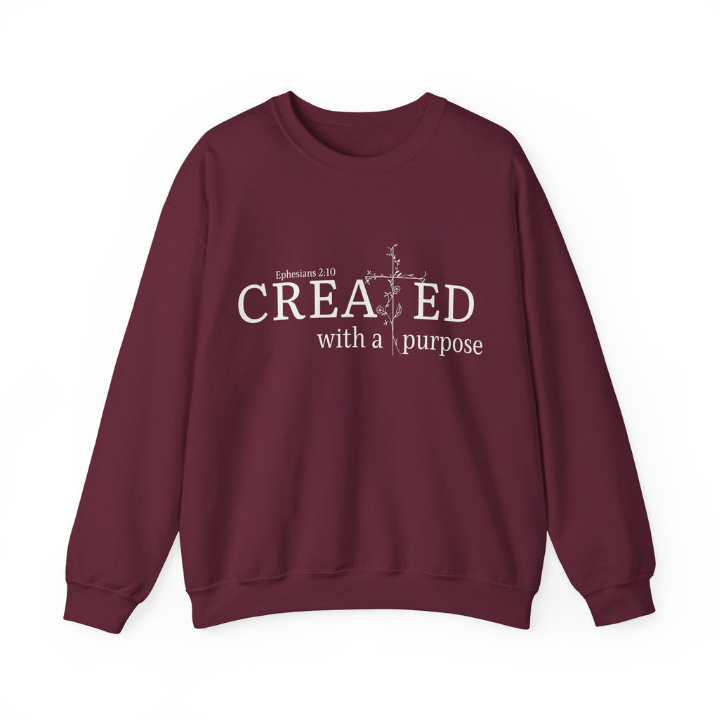 Created With A Purpose Crewneck Sweatshirt