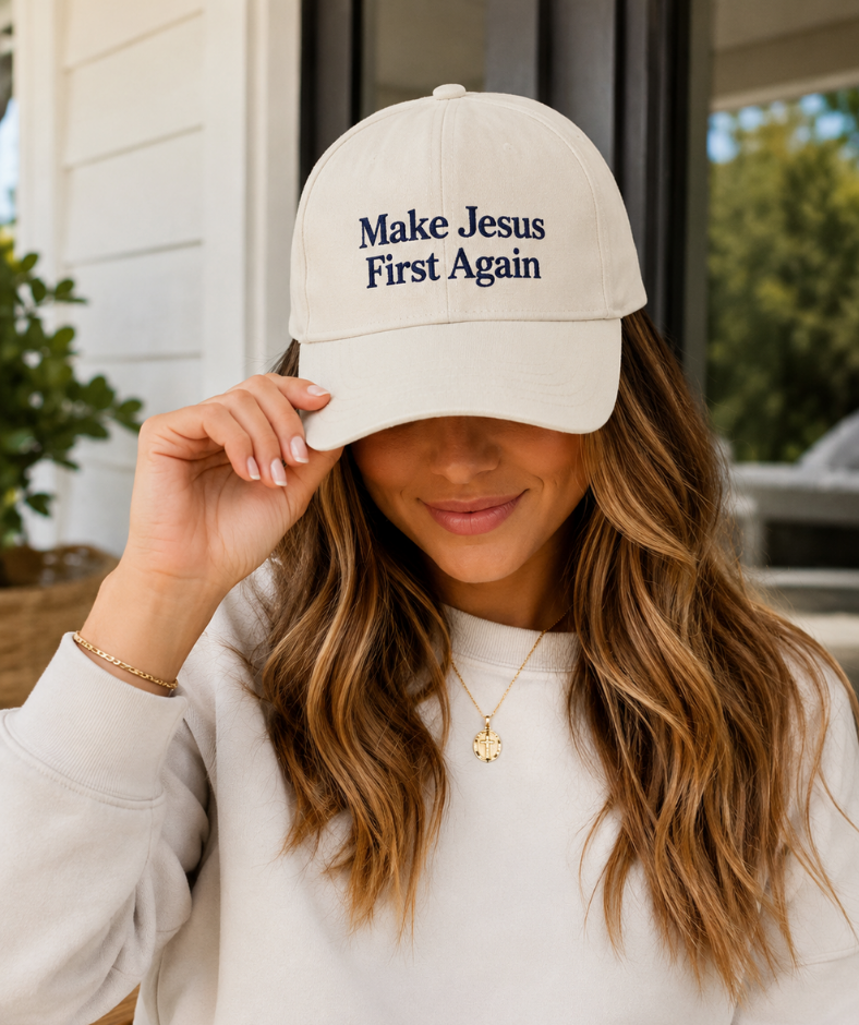 Make Jesus First Again Classic Dad Cap