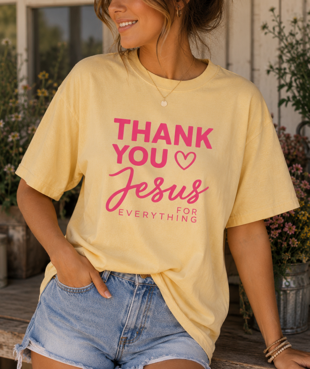 Thank You Jesus (Pink)