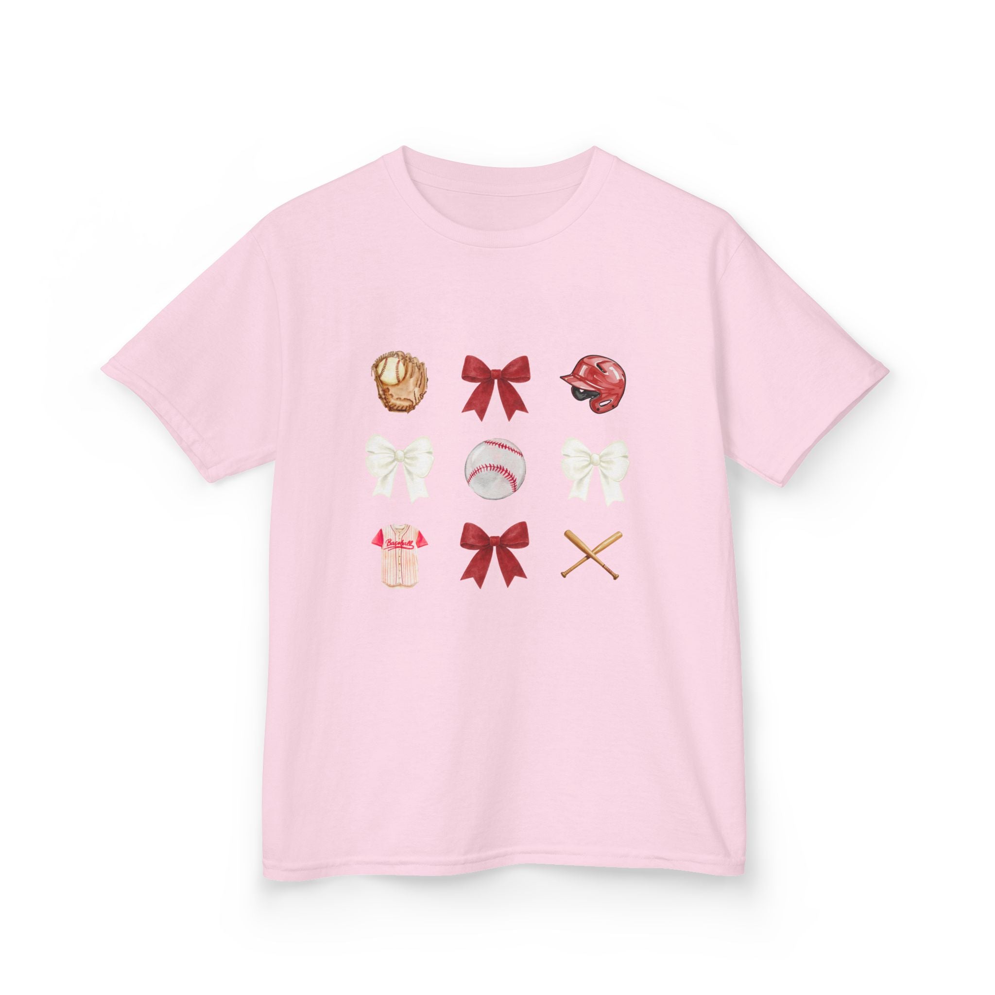 Youth Girls Baseball Bow