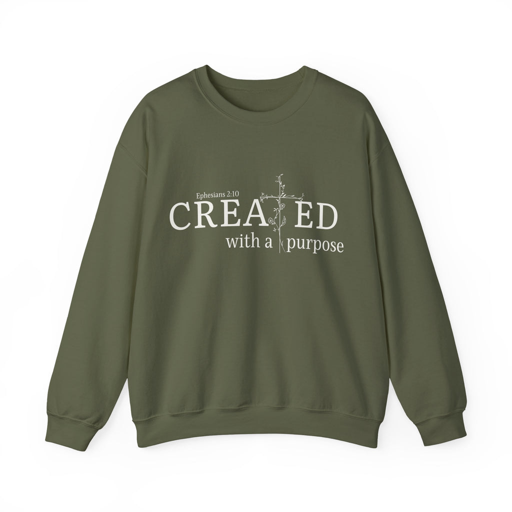 Created With A Purpose Crewneck Sweatshirt