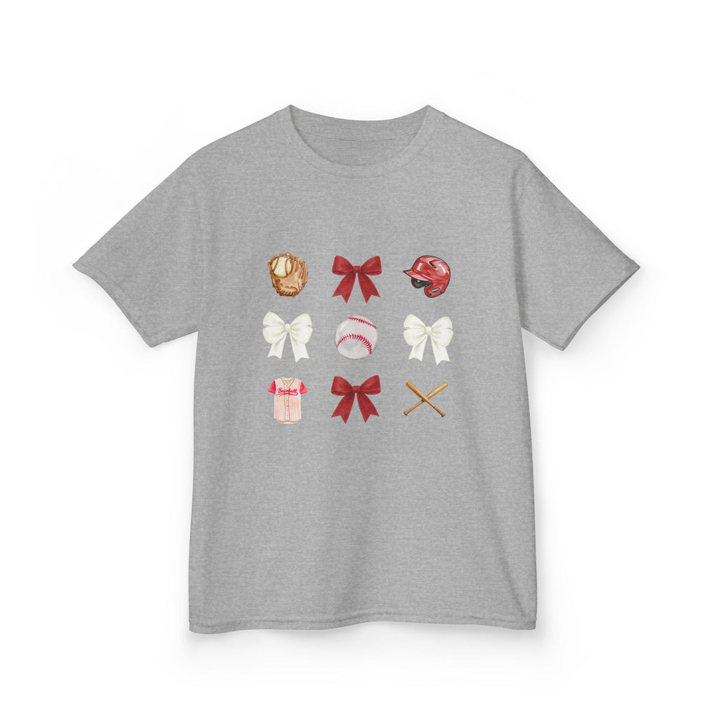 Youth Girls Baseball Bow